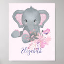 Search for elephant decor nursery posters Flowers