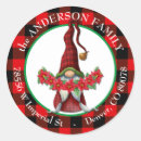 Search for buffalo plaid address stickers Red