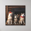 Search for akitas canvas prints Dog