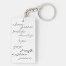 Search for wording keychains Uplifting