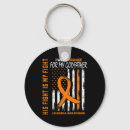 Search for multiple sclerosis orange ribbon keychains Cancer