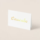 Search for cursive handwriting cards Gold
