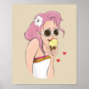 Recherche de illustration de mode posters Pour elle