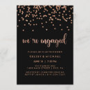 Search for faux rose gold confetti invitations Pink