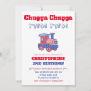 Search for chugga chugga two two invitations Red