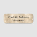 Search for golden name tags Elegant
