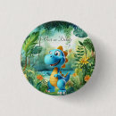 Search for dinosaur birthday buttons Modern