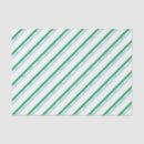 Search for green and white striped tissue paper Minimal