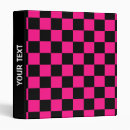 Search for pink gingham binders Bright