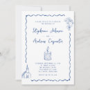 Search for cobalt blue wedding invitations Whimsical