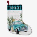 Search for blue truck holiday decor Watercolor