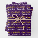 Search for gold and purple wrapping paper Elegant