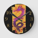 Recherche de dragon asiatique horloges Dragons