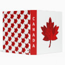 Search for maple leaf binders Canadian flag