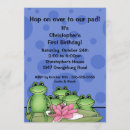 Recherche de lily pad invitations Grenouilles