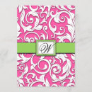 Search for lime damask invitations Pink