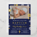 Search for foil christening invitations Blue