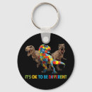 Search for dinosaur design keychains T rex