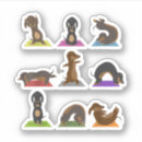 Search for yoga lover stickers Funny