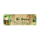 Search for beer return address labels Shamrock