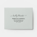 Search for rustic wedding envelopes Return address