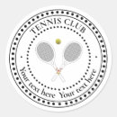 Search for tennis club stickers Modern