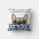 Recherche de french bulldog coussins Drôle