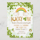 Search for st patricks 1st birthday invitations Rainbow