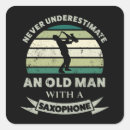 Search for funny saxophone stickers Band