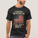 Search for making america great since tshirts 1927