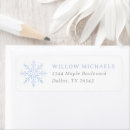 Search for baby its cold return address labels Snowflake