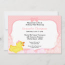 Recherche de rubber ducky invitations Rose