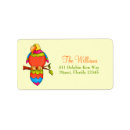 Search for tropical bird return address labels Ocean