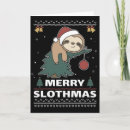 Search for sloth christmas cards Animals