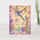Recherche de acrobate vœux cartes Artiste