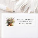 Search for basket of eggs return address labels Easter