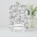 Recherche de coloriage vœux cartes Mignon