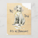 Search for weimaraner postcards Grey ghost