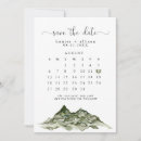 Search for mountain landscape save the dates Winter