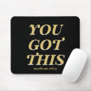 Search for inspirational quotes mousepads Modern