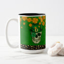 Search for green skull mugs Shamrock