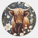 Recherche de vache blanche autocollants Animal de ferme