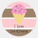 Search for love ice cream stickers Pink