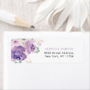 Search for rose return address labels Bridal shower
