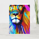 Search for digital lion cards Colourful