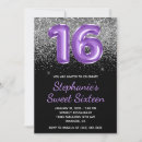 Recherche de royal 16ans anniversaire invitations Glamour