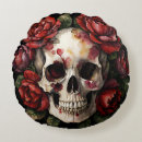Search for skull and bones pillows Creepy