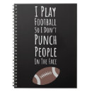 Search for football player notebooks College