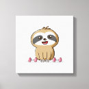 Search for funny animal canvas prints Kawaii
