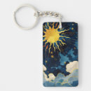 Search for sun and stars keychains Moon